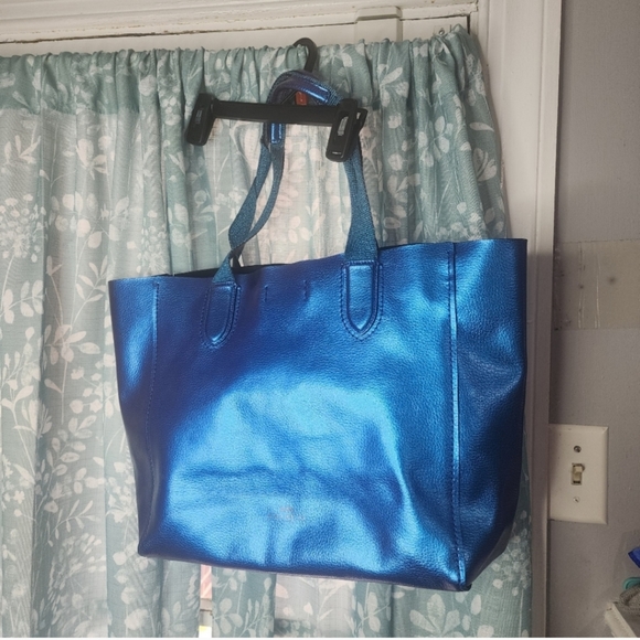 RARE Coach hologram iridescent metallic tote bag - Picture 2 of 14